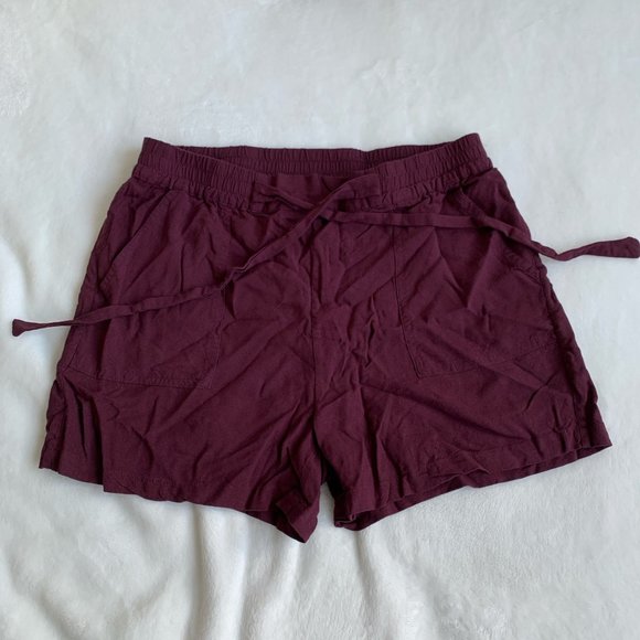 Plum / purple summer shorts (small) - Picture 1 of 4
